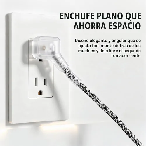 Vista 2 de Cable de extensión trenzado calibre 16, 15 pies, 2