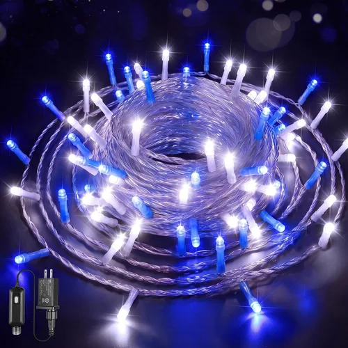Vista 10 de Ollny 100 luces LED de Navidad de 33 pies, luces de hadas multicolor Varios