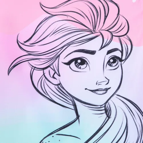 Vista 3 de Disney Elsa - Traje de baño para niñas - Frozen