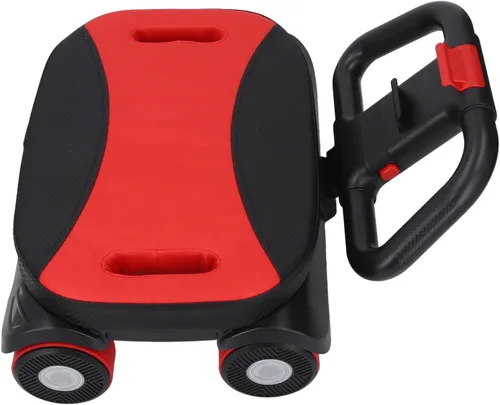 Vista 9 de Rueda de rodillo abdominal compacta, ruedas dobles con soporte para el codo y 2 rodilleras, equipo de entrenamiento de cuerpo completo para el hogar