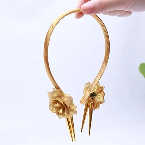 Vista 5 de Spy x Family Yor Forger - Aretes de arma con diadema y diadema para princesa, accesorios de disfraz de Halloween