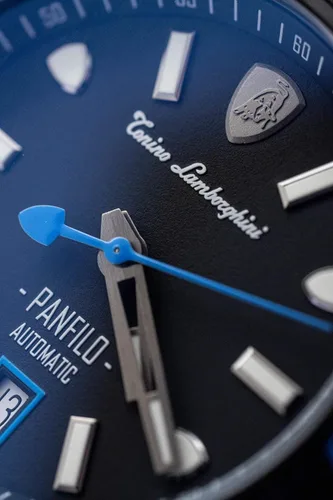 Vista 5 de Tonino Lamborghini Panfilo - Reloj automático azul TLF-T03-4