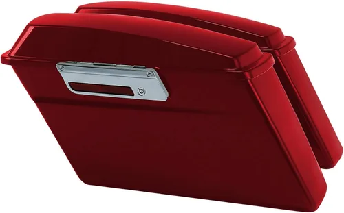 Vista 13 de TCT-MOTORPARTS Maletas de sillín rígidas de mezclilla de peltre con tapa y pestillo para Harley Touring FL Street Glide Road King 94-13 Heritage