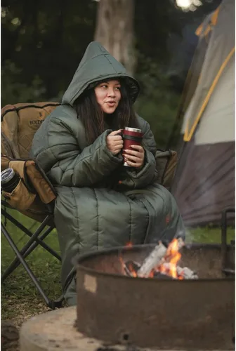 Vista 5 de Guide Gear Sportsman’s Sleeping Bag with Arms for Adults Cold Weather, Hunting, Camping, Hiking Accessories