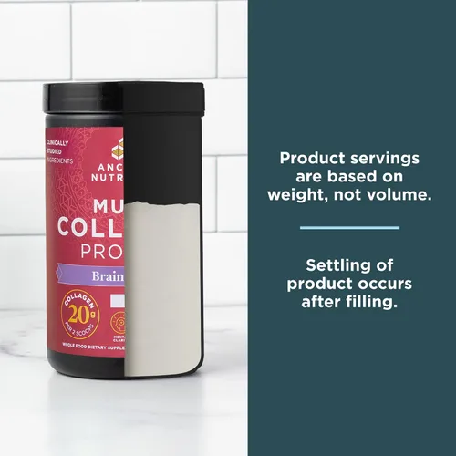 Vista 4 de Ancient Nutrition - Polvo de Proteína de Colágeno, Proteína Multicolágeno, Péptidos de Colágeno Hidrolizados para la Piel y las Uñas, Suplemento