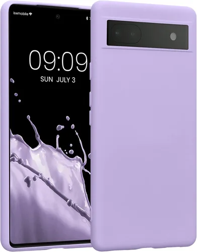 Vista 10 de kwmobile Funda compatible con Google Pixel 6a - Funda protectora delgada de silicona TPU - Arctic Night