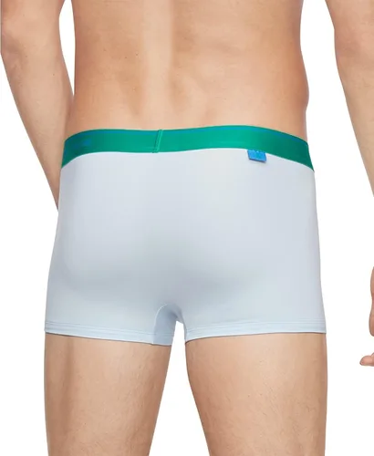 Vista 3 de Calvin Klein Hombre CK Negro Micro Low Rise Trunk 1 Pack, Azul(NB2225-462)Verde