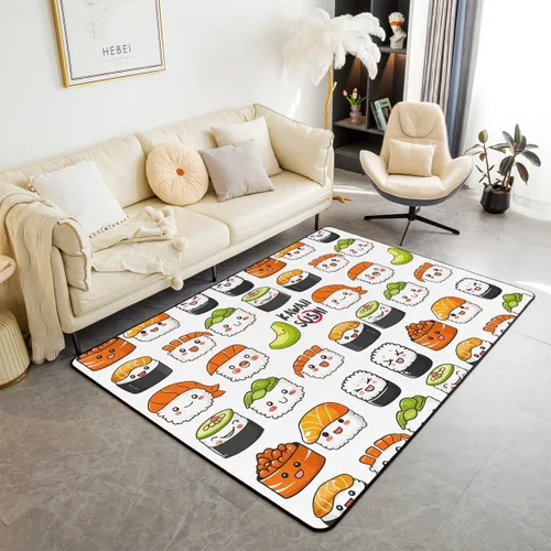 Vista 14 de Erosebridal Alfombra de área de dibujos animados de rana y libélula, para niños, niñas, adolescentes, alfombra con temática de animales de reptiles