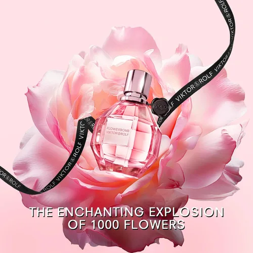 Vista 3 de Viktor&Rolf - Flowerbomb Eau de Parfum - Perfume para mujer - Floral y amaderado - Con notas de vainilla, jazmín y rosa