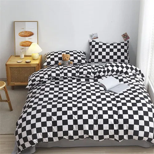 Vista 29 de Wellboo Juego de edredón de color verde oscuro, tamaño individual, color verde oliva, bohemio, ropa de cama de algodón para niños y niñas