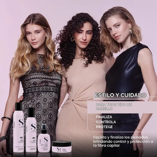 Vista 8 de ALFAPARF MILANO Semi di Lino Style&Care Twisted Curls Crema definidora