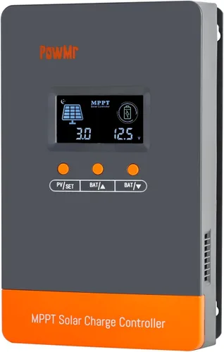 Vista 8 de Regulador de carga solar MPPT de 60 amperios PowMr, 12V/24V/36V/48V Auto, adecuado para batería de plomo-ácido y litio, entrada MAX 160V 2800W