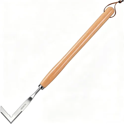 Vista 11 de GREBSTK - Herramienta ligera y afilada de acero inoxidable Razor-Sharp Rust-Resistant L-Shaped Blade, Comfortable Non-Slip Handle, for Patio