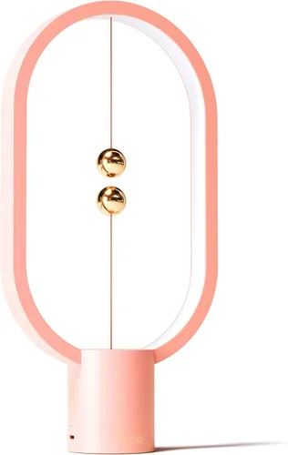 Vista 12 de Heng - Luz de equilibrio, lámpara de mesa LED alimentada por USB, creativa, luz nocturna con interruptor magnético, lámpara de mesa regulable