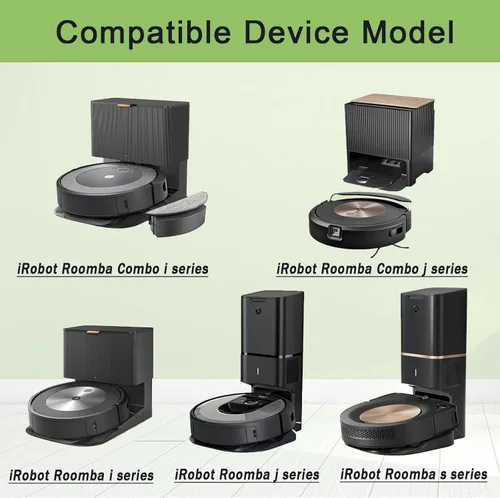 Vista 2 de Paquete de 10 bolsas de vacío compatibles con iRobot Roomba – i & s & j Series, bolsa de repuesto para iRobot Roomba