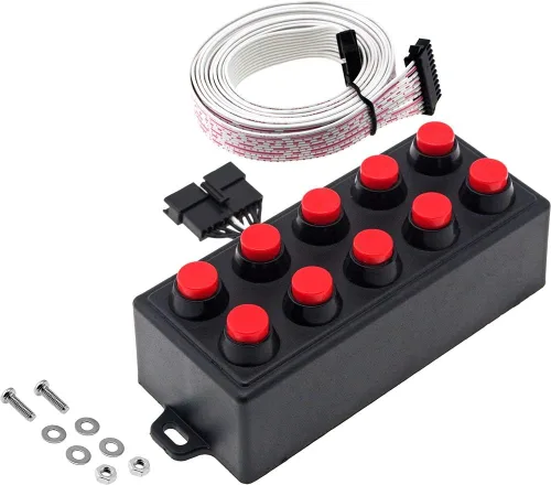 Vista 5 de Vixen Horns Bocina de aire musical de trompeta de 6/seis con 10 melodías cromadas 12V VXH6810C