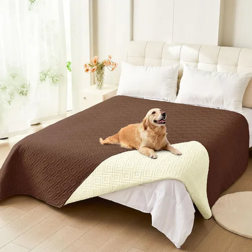 Vista 108 de hyha Manta impermeable para perros, funda suave para cama de perro, mantas para mascotas, funda impermeable para sofá y sillón para perros lavable