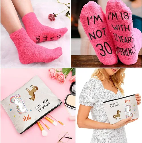 Vista 5 de Regalos de 30 cumpleaños para mujer, regalo de cumpleaños para ella, decoración de cumpleaños para mujeres de 30 años, idea de cumpleaños de 30 años