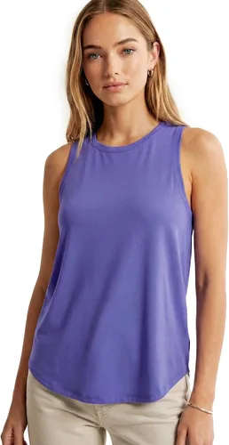 Vista 13 de sissycos Camisetas deportivas sin mangas con espalda cruzada para mujer, ajuste holgado Negro