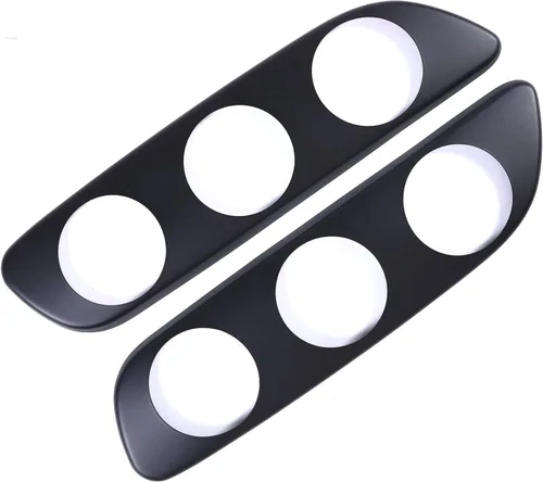 Vista 7 de Cubierta protectora de luces antiniebla para automóvil compatible con Chevy Corvette C6 2005-2013, accesorios de cubierta de luces de parachoques