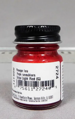 Vista 2 de Testor Corp. Stop Light - Pintura esmaltada metálica roja (0.5 onzas)