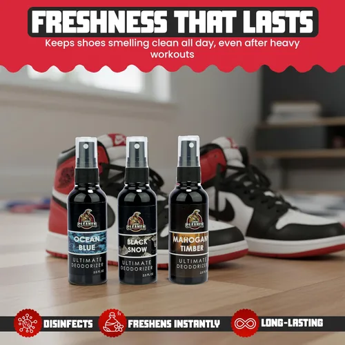 Vista 2 de Spray desodorizante para zapatos Eliminador de olor de los pies desinfectante, ambientador para zapatillas, bolsas de gimnasio y casilleros Para