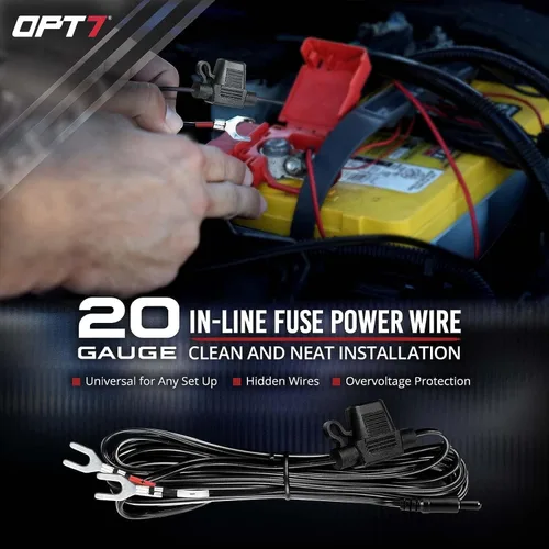 Vista 7 de Juego de luces LED para debajo del auto Aura OPT7 en todos los colores. Matriz, CAR