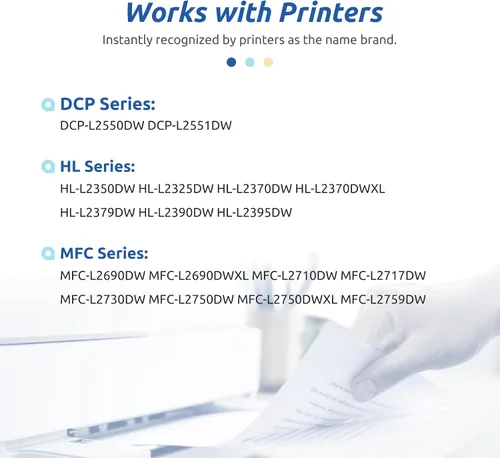Vista 2 de TN760 - Cartucho de tóner compatible para Brother TN760 TN-760 TN730 TN-730 para impresora Brother mfc-l2710dw mfc-l2717dw mfc-l2750dw hl-l2350dw