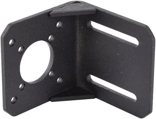 Vista 6 de STEPPERONLINE NEMA 17 Motor paso a paso (Economy Geared Stepper Motor) Soporte de montaje de acero de aleación ST-M1