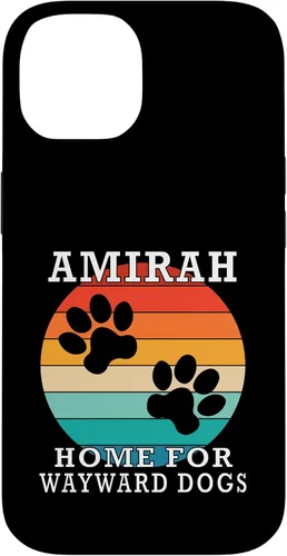 Vista 4 de Amirah Home for Wayward Dogs Family Name Case for iPhone 17