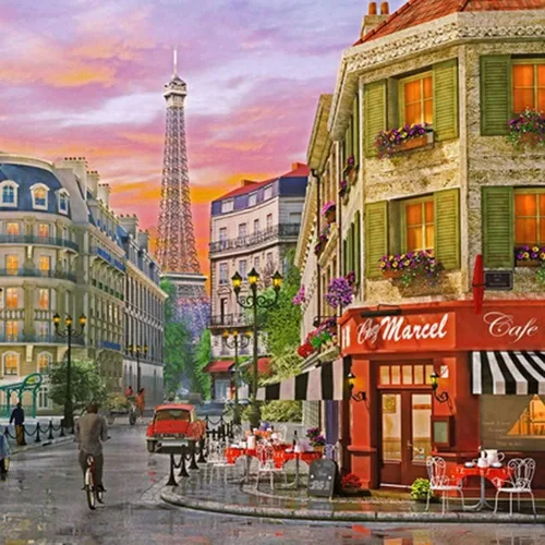 Vista 17 de CHAMBERART 500 piezas Premium Jigsaw Puzzle Old Shoe House A-5104