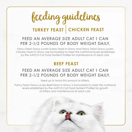 Vista 9 de Purina Fancy Feast, Paquete de comida gourmet húmeda para gatos, (24), 3 oz en latas, 0