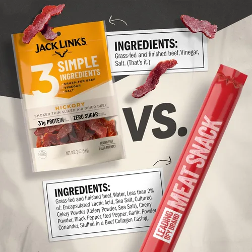 Vista 5 de Jack Link's Rebanadas de carne - Original y ahumado de nogal