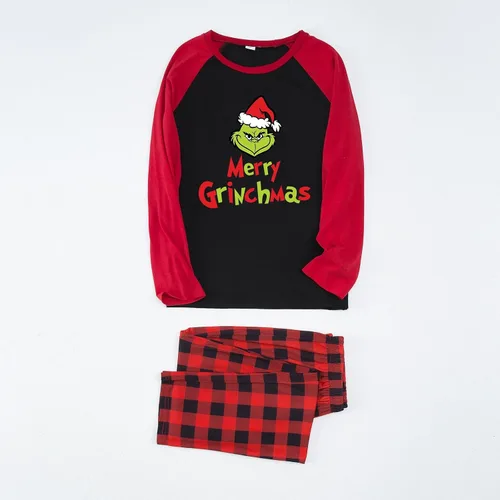 Vista 4 de Pijamas de Navidad para la familia, conjuntos de pijamas de Navidad a juego 2023, pijamas de Navidad para mujeres y hombres, conjunto de ropa