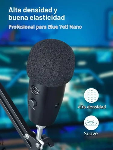 Vista 7 de InnoGear Soporte de micrófono, juego de soporte de micrófono ajustable para Blue Yeti Nano Suspension Boom Soporte de brazo de tijera con tornillo