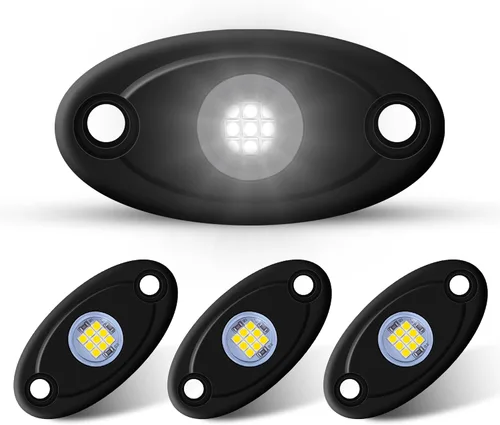 Vista 9 de 4Pods Rock Lights - Lámpara LED de neón azul para automóvil, camiones, ATV, UTV, SUV, barco, debajo de la carrocería, luces de motocicleta