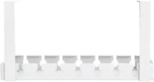 Vista 10 de Extendable Under-desk Cable Management Tray, No Drilling Required, Adjustable Clips, Cable Hidden Channel Organizer(Fixed black)