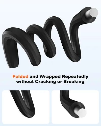Vista 4 de A2C Soporte flexible para teléfono para cinta de correr, pelotón, cochecito, carrito de compras, escritorio, cuello de cisne para teléfonos