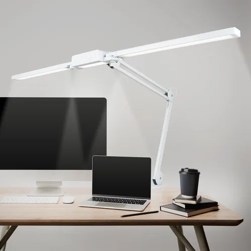Vista 15 de Neatfi Elite - Lámpara de trabajo HD XL, 1600 lúmenes, 84 LED SMD, 6500K, atenuación no polar, luz de escritorio para el hogar, la oficina y la sala