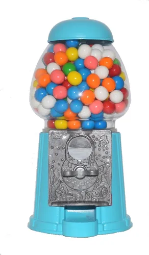 Vista 8 de Máquina clásica de chicle/dispensador de dulces, 9 pulgadas - negro