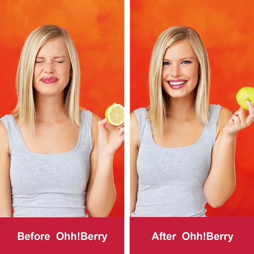 Vista 6 de ¡Ohh! Berry Miracle Berry [las 6 de ellas], las bayas milagrosas son aperitivos de friut 100% naturales y liofilizados para volverse agrias