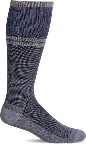 Vista 5 de Sockwell Calcetines de compresión graduados Sportster para hombre Azul marino