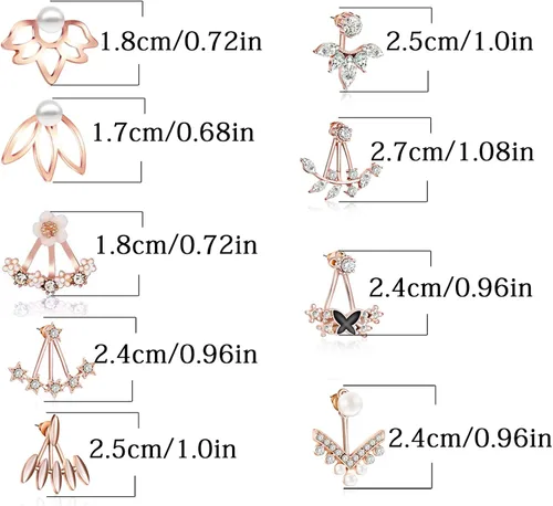 Vista 6 de 1821 pares de aretes con diseño de flor de loto para mujeres y niñas, minimalismo con circonita cúbica, turquesa, juego de aretes elegantes
