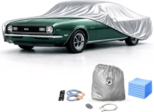 Vista 19 de Funda para coche para Chevrolet Camaro 1ª generación (1967-1969), resistente a los arañazos, funda de automóvil para interiores, material ultra