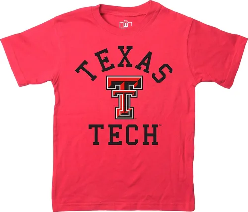 Vista 96 de Wes and Willy Camiseta de algodón orgánico de manga corta para niños de la NCAA