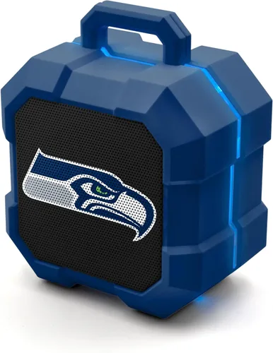 Vista 27 de SOAR NFL Shockbox - Altavoz Bluetooth inalámbrico LED, resistente al agua, IPX4, 5.0 Bluetooth con más de 5 horas de tiempo de reproducción, pequeño