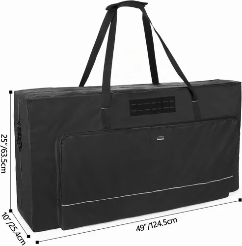 Vista 6 de GOBUROS Funda de transporte para tablero de Cornhole de 4 x 2 pies, se