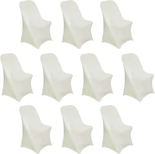 Vista 31 de Efavormart - Funda para silla plegable elástica de elastano, ajustable, para cenas, eventos, bodas, fiestas, banquetes, catering, color beige