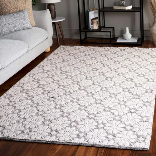 Vista 23 de SAFAVIEH Vermont Collection - Alfombra de pasillo, 2 pies 3 pulgadas x 6 pies, color marfil, lana hecha a mano, ideal para zonas de alto tráfico