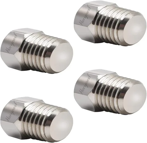 Vista 5 de NPT 1 rosca macho macho de acero inoxidable cabeza hexagonal accesorio de tubería de agua, se adapta al colector de latón de tapa (paquete de 2)